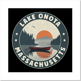 Lake Onota Massachusetts Sunset Posters and Art